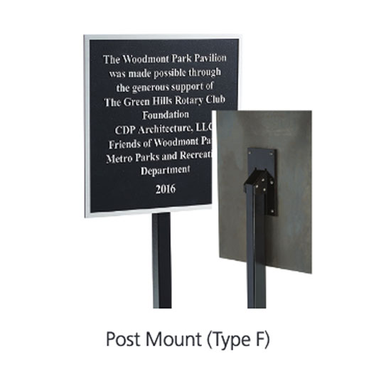 Post Mount 6’x1″ post (+$150)