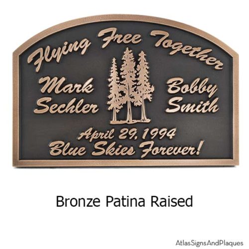 Pine Tree Memorial - Bronze