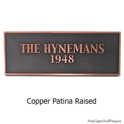 Historic Sign - Copper