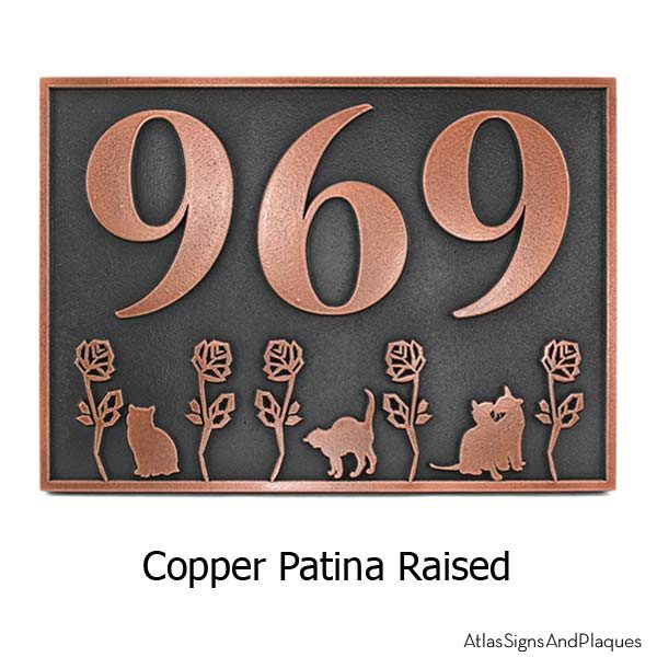 Kitties in the Roses - Copper