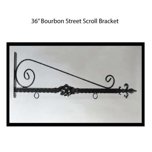 36" Bourbon Street Scroll Bracket