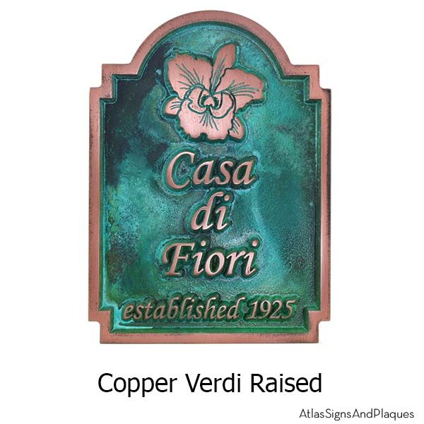 Orchid Historic Marker - Copper Verdi