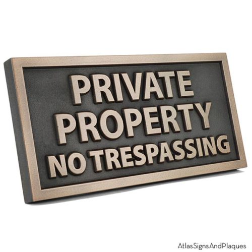 No Solicitor and Privacy Plaques
