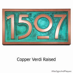 Stickley Numbers ONLY - Copper Verdi