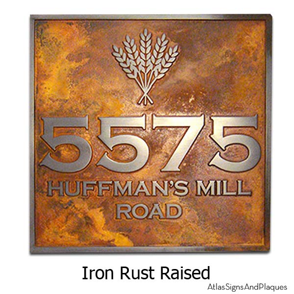 Wheat Shocks Address - Iron Rust