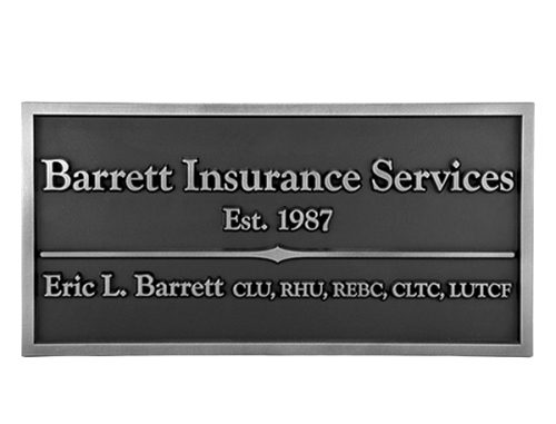 Stainless Steel Goudy Business Plaque