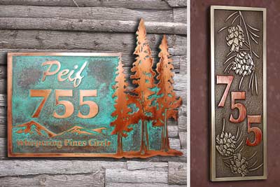 Pine Over Me Plaques by Atlas Signs and Plaques