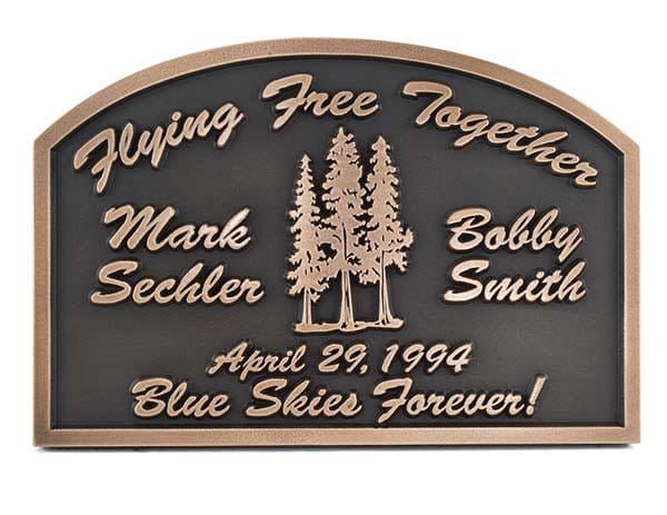 Pine Tree Memorial - Bronze