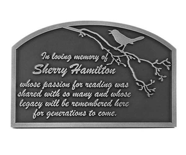 Heritage Welcome Anniversary Personalized Plaque - Bronze & Gold