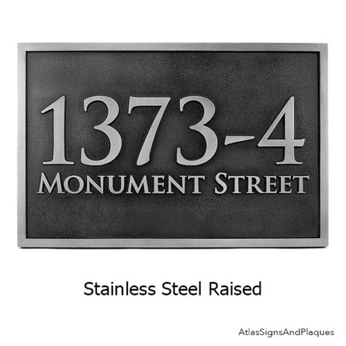 Raised Stainless Steel Rockdale Station
