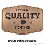 Coffee Shop Sign - Bronze
