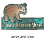 Mini Bear Cub Remove Shoes - Bronze Verdi