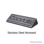 Recessed Stainless Steel Cocktails