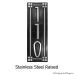 Stainless Steel Vertical American Craftsman Home Numbers