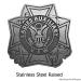 Stainless Steel VFW Emblems