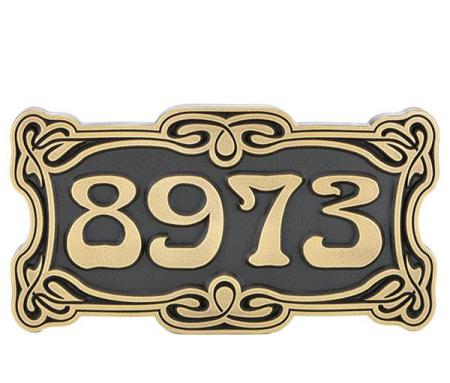 Mucha Art Nouveau Address Sign
