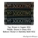 Stickley No Soliciting Sign