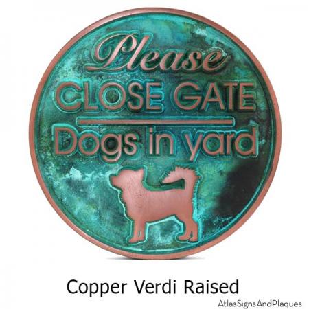 Dogs in Yard Sign