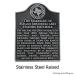 Stainless Steel Your Historical Marker