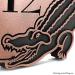 Alligator Address Plaque - Copper Recessed Detail