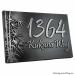 Bamboo Address Plaque - Pewter