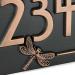 Dragonfly House Number Plaque