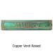 Horizontal American Craftsman Historic Plaque - Copper Verdi