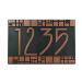 The Batchelder Tile Address Plaque - Copper