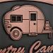 Happy Campers Sign - Copper Detail