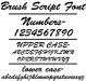 BrushScriptfontcard