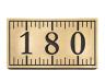 Ruler Address Plaque - Brass