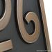Stickley Address Plaque - Bronze Detail
