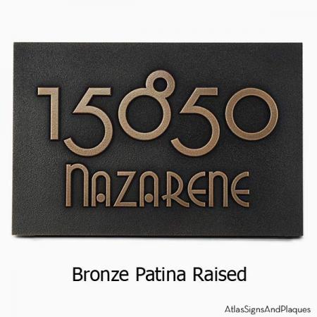 Grado Gradoo Address Plaque - Bronze