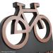 Bike Address Plaque - Copper Detail