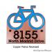 Bike Address Plaque
