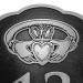 Celtic Claddagh Ring Plaque - Pewter Detail