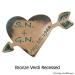 Carved Heart Plaque - Bronze Verdi