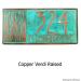Cattail Craftsman House Numbers - Copper Verdi