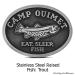 Stainless Steel Camp Crappie Plaque