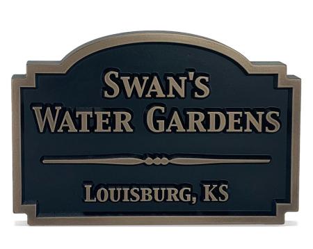 garden dedication plaque