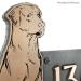 Dog Shaped Custom Canine Sign - Bronze Labrador Detail Shown with Optional T30 Screws