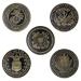 Bronze Military Service Plaques – Set Of 5 Branches