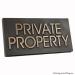 Modern Advantage Private Property - Bronze