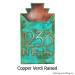 Moderne Art Deco Address Plaque - Copper Verdi Shown With Optional T30 Screws