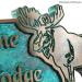 Moose Lodge Welcome Plaque - Bronze Verdi Detail