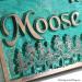 Moose Lodge Welcome Plaque - Bronze Verdi Detail