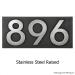 Stainless Steel Neutraface Address Plaque