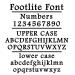 Footlite Font