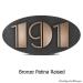 Oval Art Deco Address Plaque - Bronze
