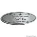 Oval Memorial Plaque - Pewter